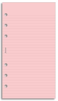 Filofax linkovaný papír růžový 30 listů - Osobní