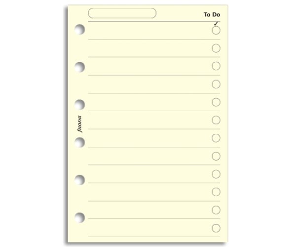 Filofax Nezapomeň krémové - kapesní