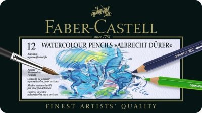 Faber Castell Albrecht Dürer, akvarelové pastelky 12 ks 