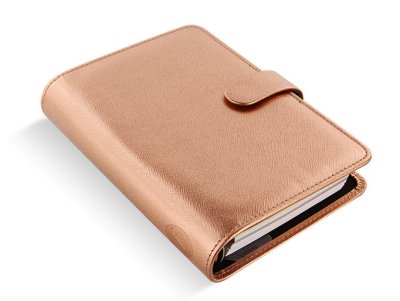 Diář Filofax Saffiano Rose Gold osobní