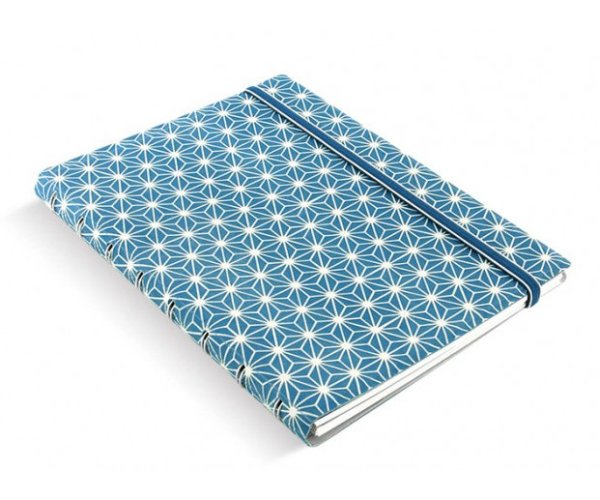 Filofax Impressions Blue and White A5 zápisník