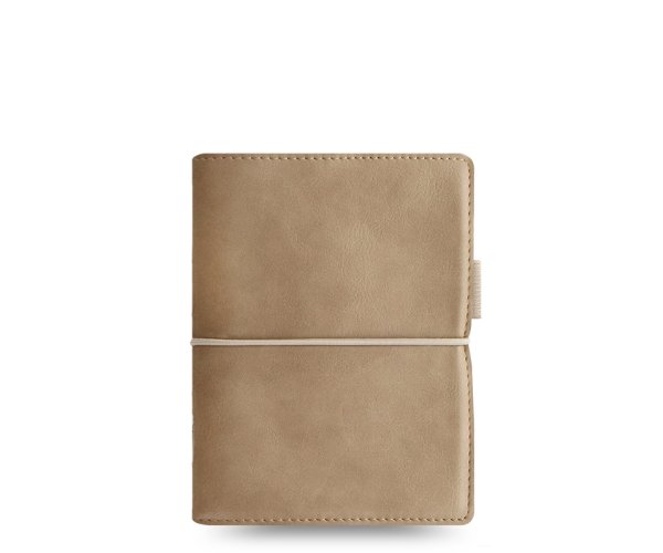 Diář Filofax Domino Soft kapesní pastelový hnědý