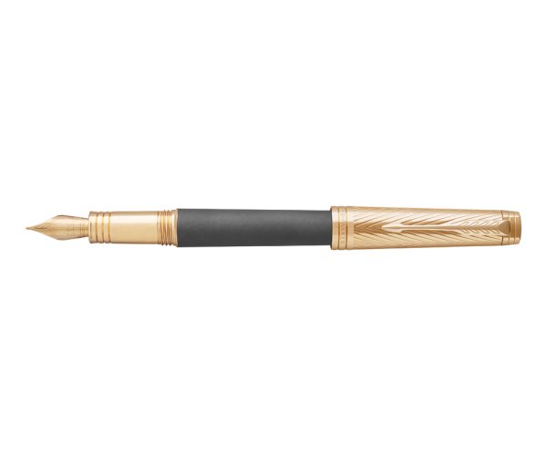 Parker Royal Premier Custom Storm Grey GT, plnicí pero