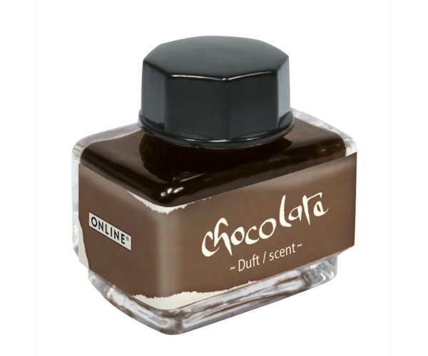 Online Chocolate, hnědý lahvičkový inkoust