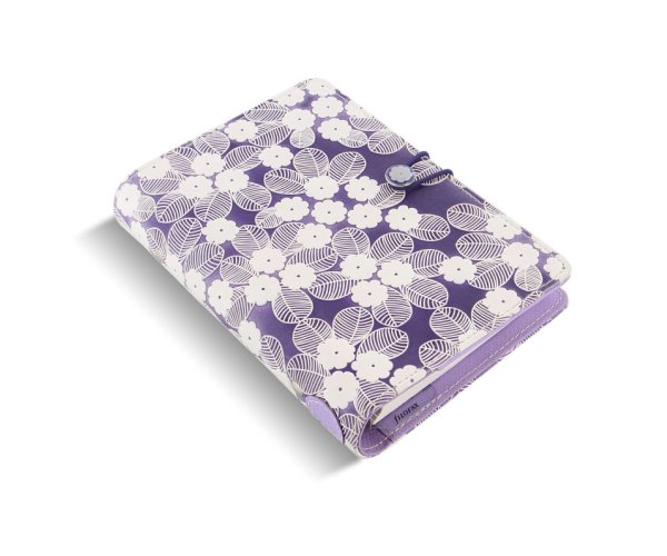 Diář Filofax Impressions osobní fialovo-bílý