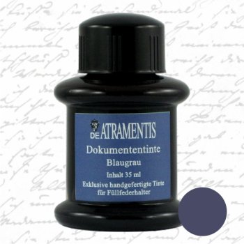 De Atramentis Document Blue Grey, dokumentní inkoust