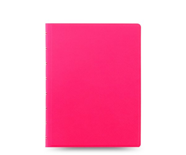 Filofax Saffiano Fluoro Pink A5 zápisník