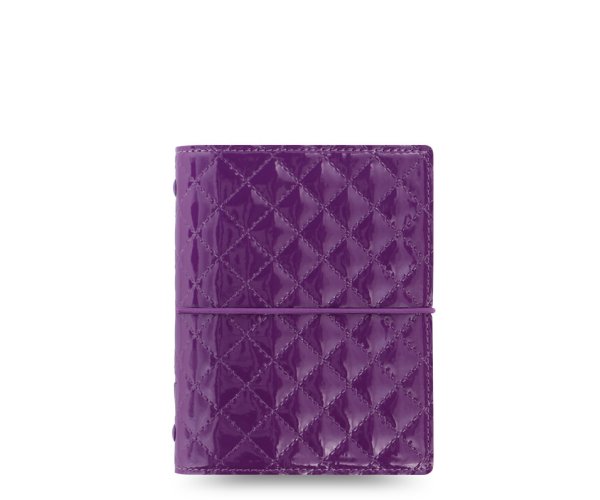 Diář Filofax Domino Luxe kapesní fialový