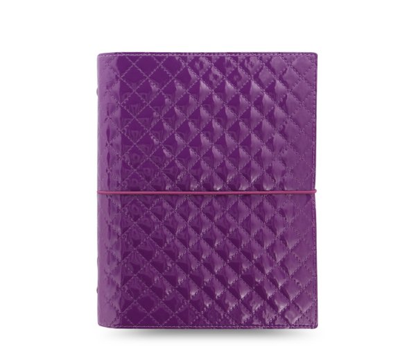 Diář Filofax Domino Luxe A5 fialový