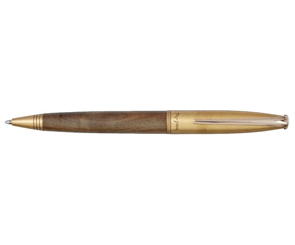 X-Pen Timber Wood Gold, kuličkové pero