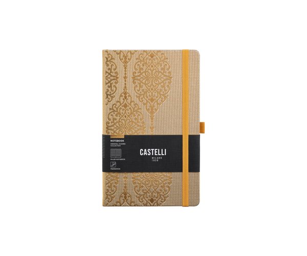 Castelli Gold Arabesque L linkovaný zápisník