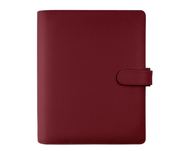 Filofax Saffiano A5 Dark Cherry diář vínový