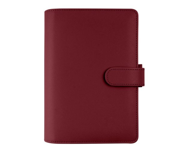 Filofax Saffiano Dark Cherry Osobní vínový diář