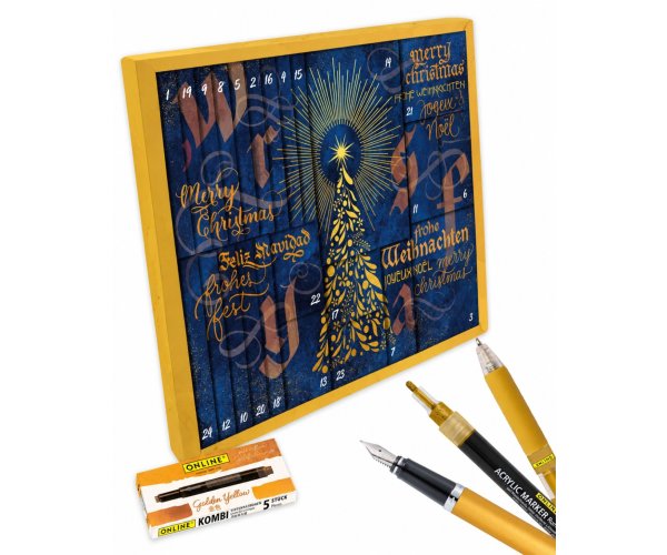 Online Kalligrafie 2026 adventní kalendář