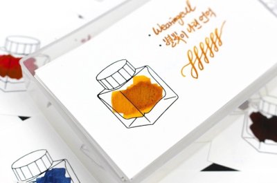 Wearingeul Ink Color Chard vzorník inkoustů kartičky 100 ks